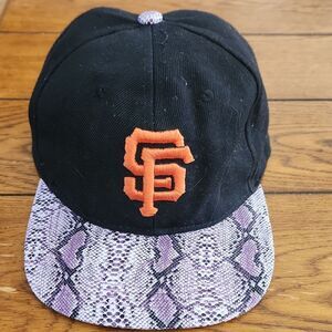 New Era Black Cap with Yellow Crown Logo